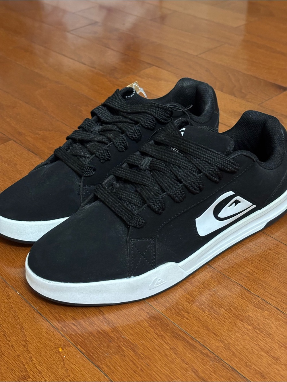 Quicksilver Skate Shoes Mens 9 Rare Black Y2K vintage